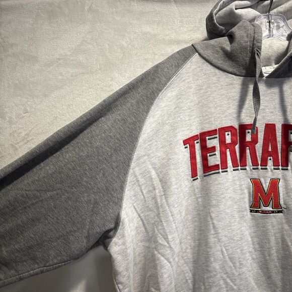 University of Maryland Terrapins Champion Sweatshirt Men's Size 2XL Grey Terps - Picture 2 of 15